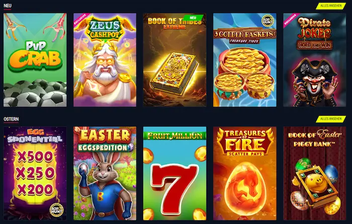 Rabona Casino spiele